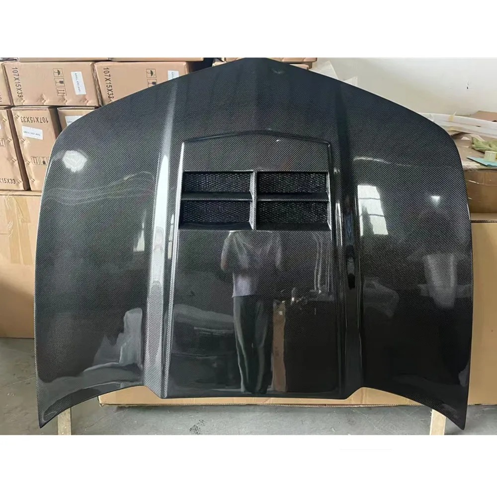 Real Carbon Fiber Car Engine Cover for Camaro 5Th 2010-2015 Car Front Engine Hood